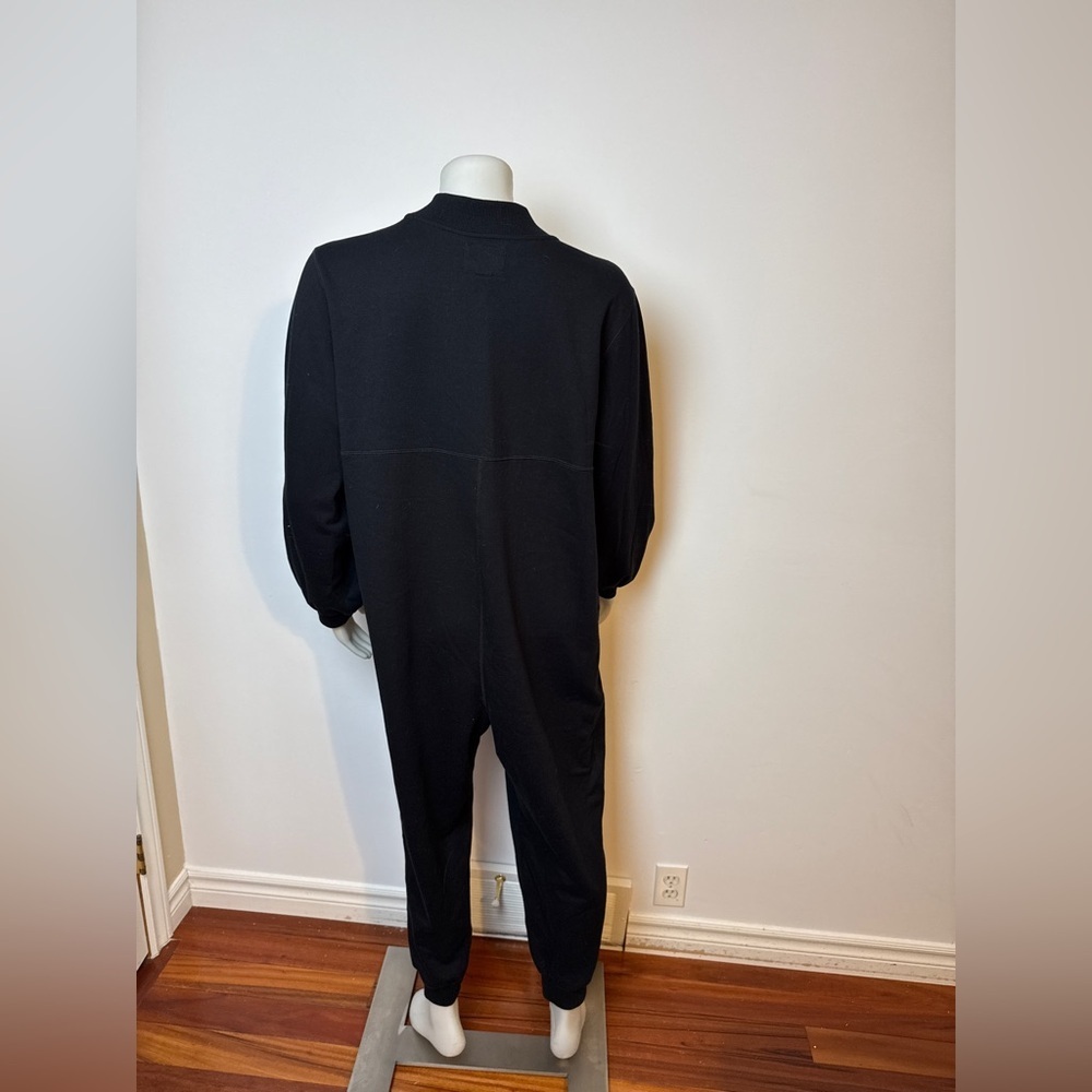 ROOTS Canada - Cooper Cozy Fleece Jumpsuit. Front Kangaroo pocket. Black. Large - Picture 12 of 12